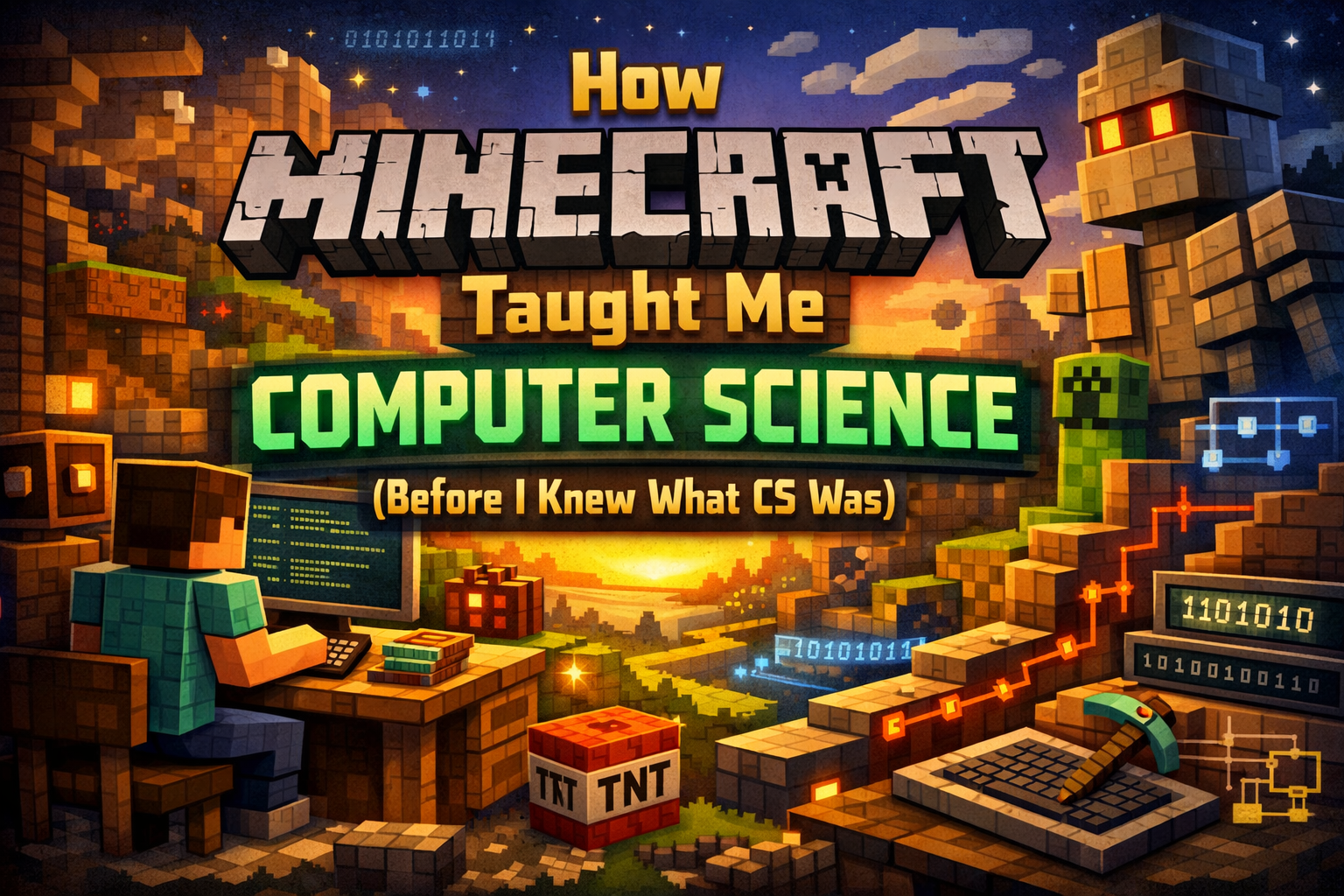How Minecraft Taught Me Computer Science (Before I Knew What CS Was)